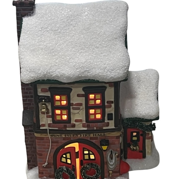 EUC~ Department 56 Simple Traditions Christmas Firehouse...